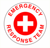 Emergency Response Team Helmet Label